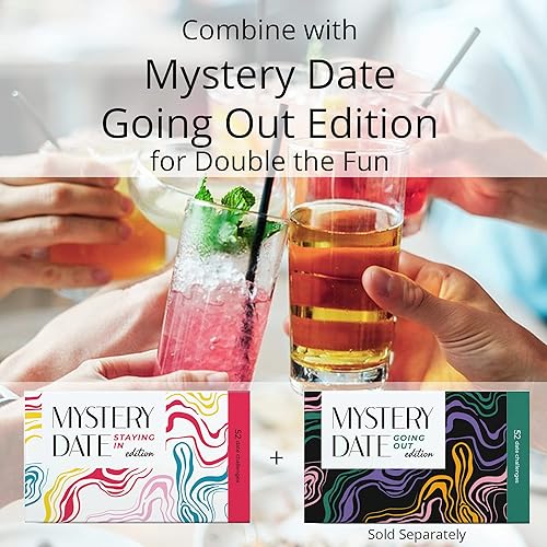 Miniatura 5 de da Vinci's Room Mystery Date Staying in Edition - 52 tarjetas de idea para fecha en casa con 52 iniciadores de conversación