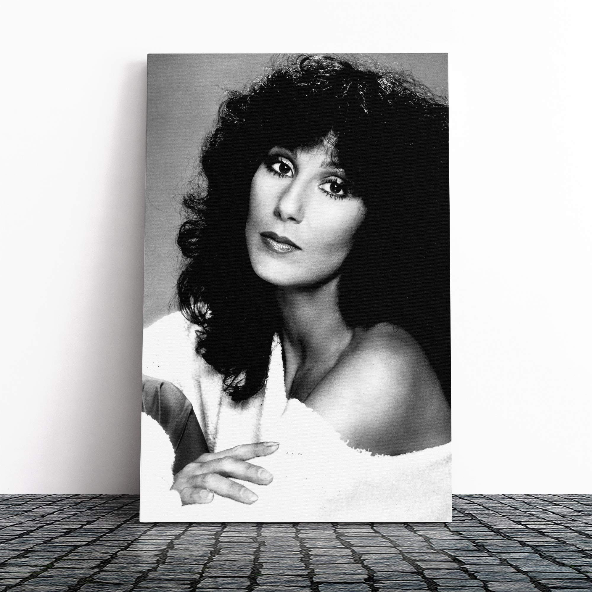 Cher Canvas Print | Gallery Wrapped 30mm Frame Wall Art | 20x14 inches | Ready to Hang | Modern Picture | Living Room Bedroom Lounge Office