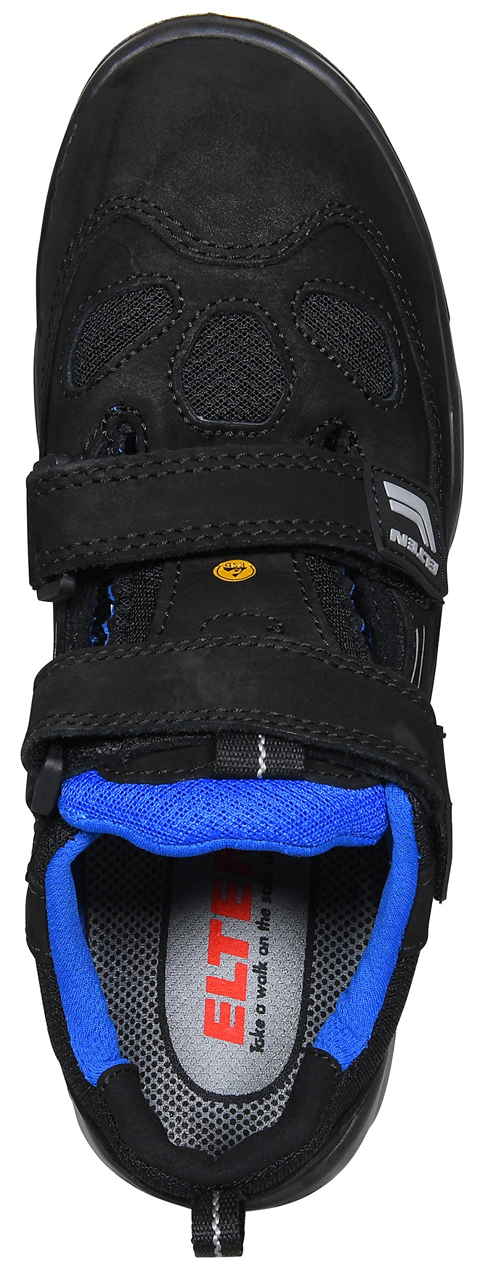 ELTEN Ambition Blue Easy ESD S1 | Sicherheitsschuhe für Damen & Herren, Stahlkappe, leicht, atmungsaktiv, Gr. 40