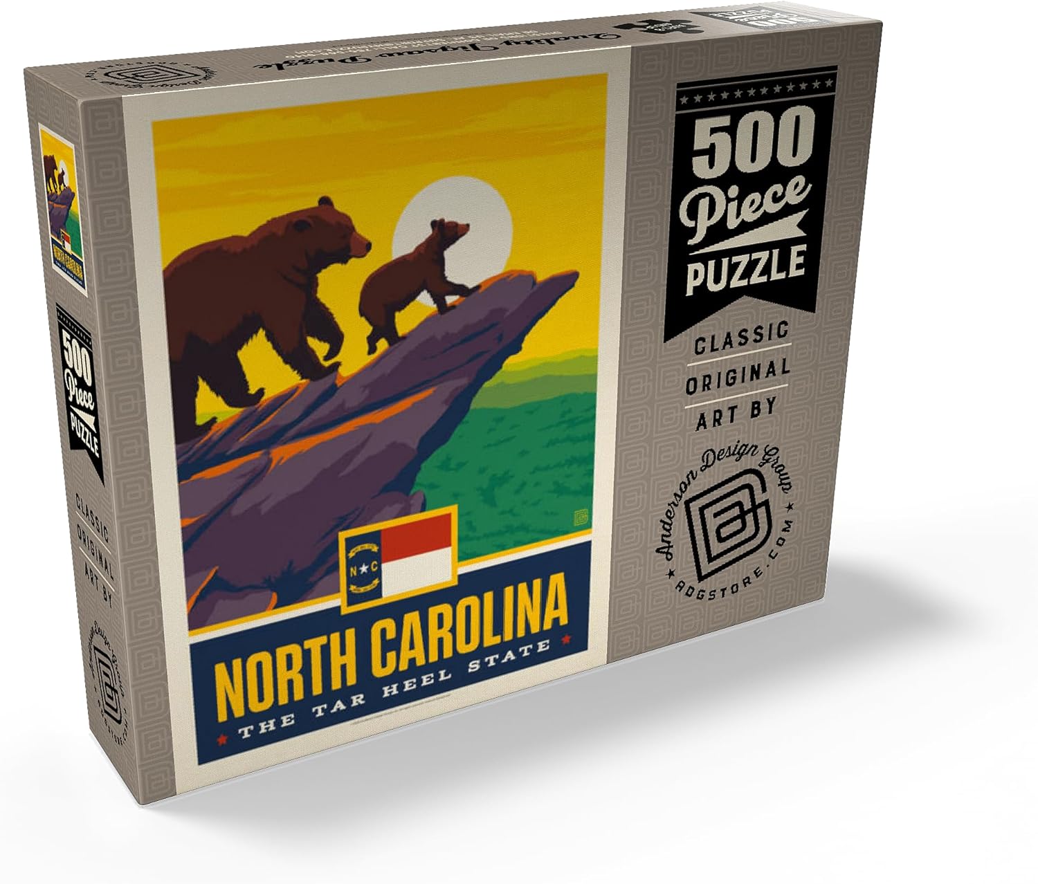 MyPuzzle North Carolina: The Tar Heel State - Premium 500 Piece Jigsaw Puzzle for Adults