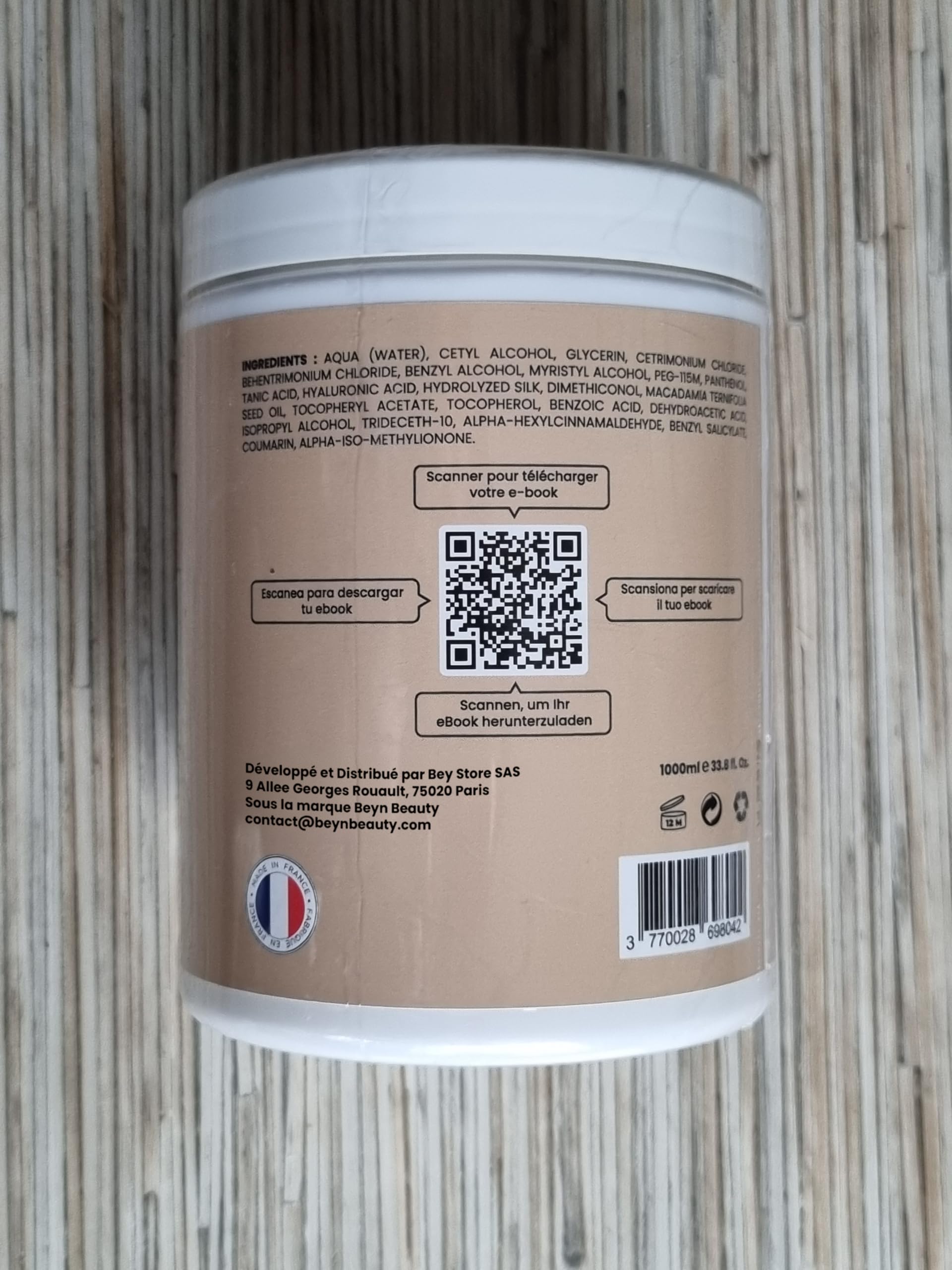 Magic Boto-xpro Haarpflege I Haar-Boto-xpro Pflege für geschädigtes Haar – spendet Feuchtigkeit, repariert und stärkt das Haar Keratin – Made in France (Weißer Moschus)