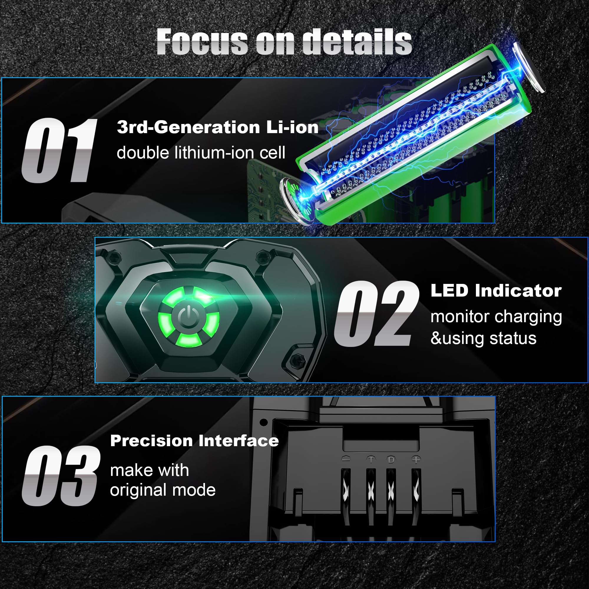 CaliHutt ?Upgrade!? 56V 3.5Ah Replace Battery for EGO Power+ BA1400T Battery Lithium Ion Battery Compatible with 56V Power Tools CS1604 CS1804 CS1403 HT2400 LB6504 LB5804 Tools