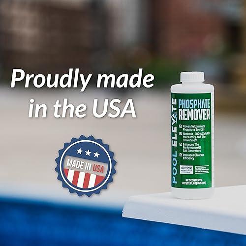 Miniatura 4 de Removedor de fosfato mantiene el agua cristalina, mejora la calidad del agua de la piscina para piscinas elevadas e interiores, seguro para tu