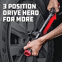 Vista 3 de Powerbuilt Billy Club - Llave universal para cambiar los neumáticos del vehículo rápidamente, romper tuercas sueltas, servicios de emergencia