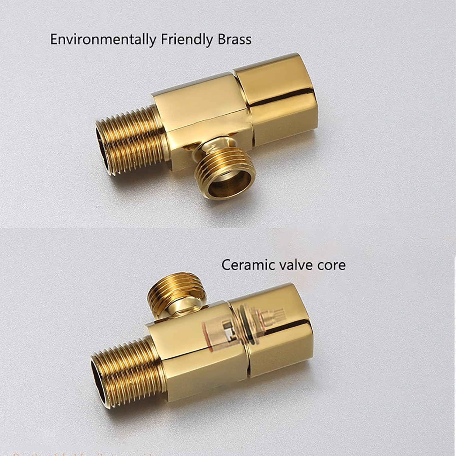 Titanium Gold Handheld Bidet Sprayer for Toilet,Wall Mounted Bathroom Cloth Diaper Set Brass Single Cold Water Kit for Personal Hygiene,1M Hose