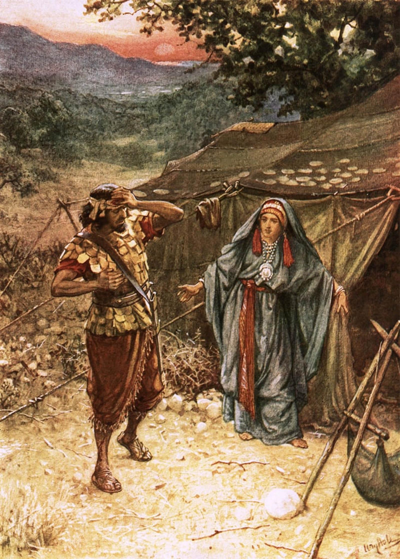 SERENDIPITP Vintage Wall Art Canvas Nordic Poster Canvas Print Picture Jael and Sisera by William Brassey Hole Wall Art Poster for Home Decor 60x90cm