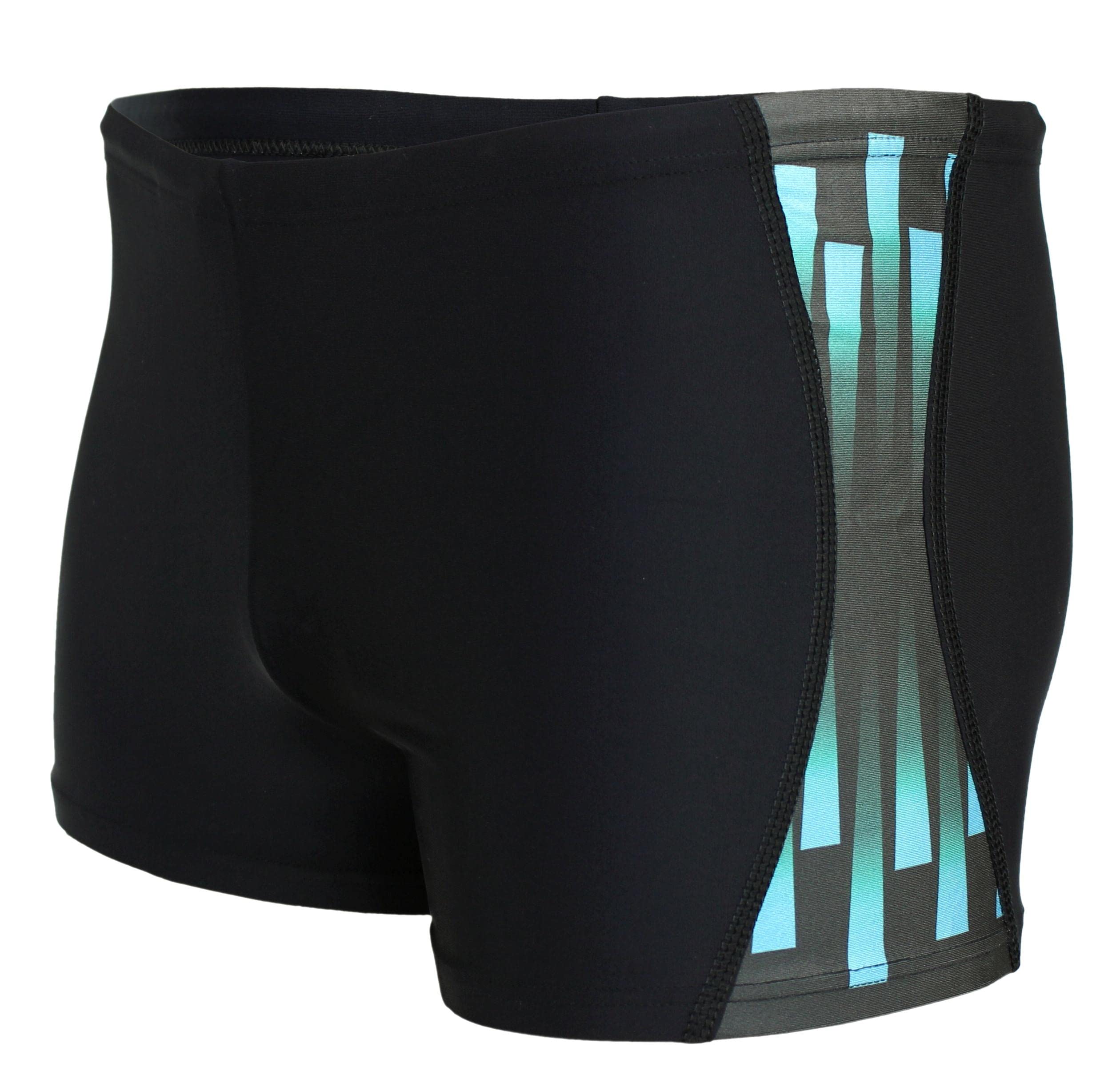 Aquarti Herren Badehose Kurz Sportlich Streifen