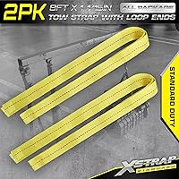 Vista 4 de XSTRAP STANDARD 2PK 1-3/4''x 8 pies de correas de remolque con extremos en bucle, eslinga de elevación con correa de tela