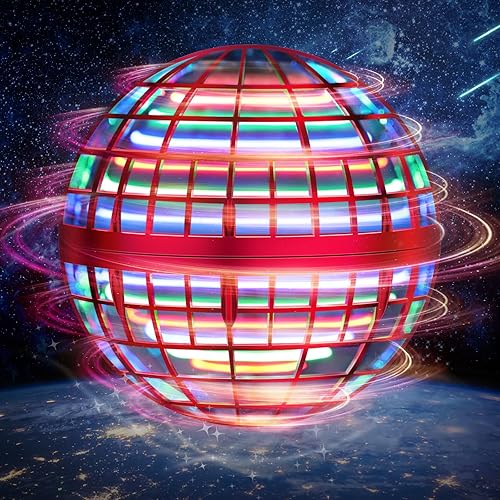 LEMATRIX Juguete de bola de orbe volador 2023, bola flotante Boomerang Fly Fidget Spinner, juguetes geniales regalos para niños y niñas de 6, 7, 8,