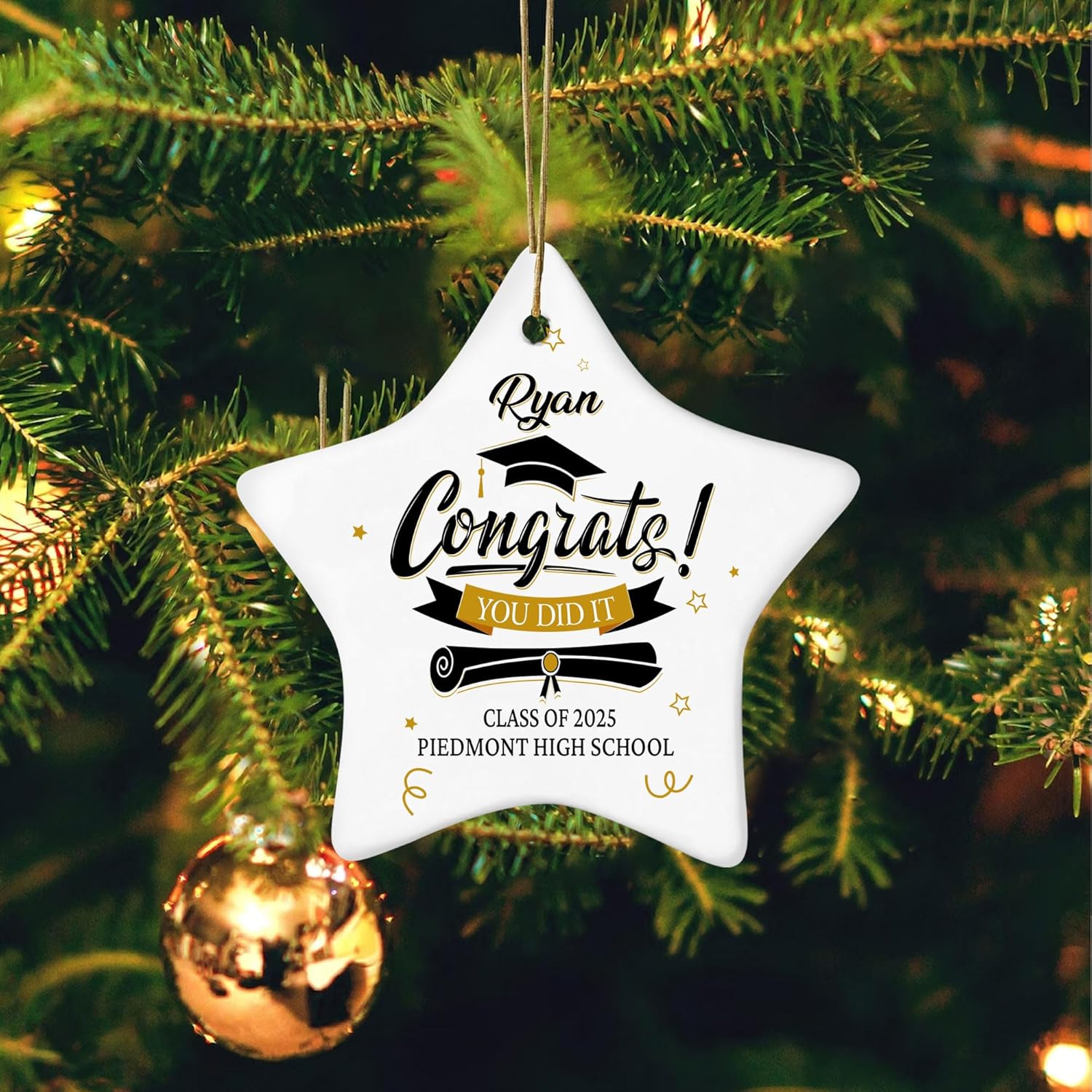 Graduation Gifts for Her, Personalized Graduation Christmas