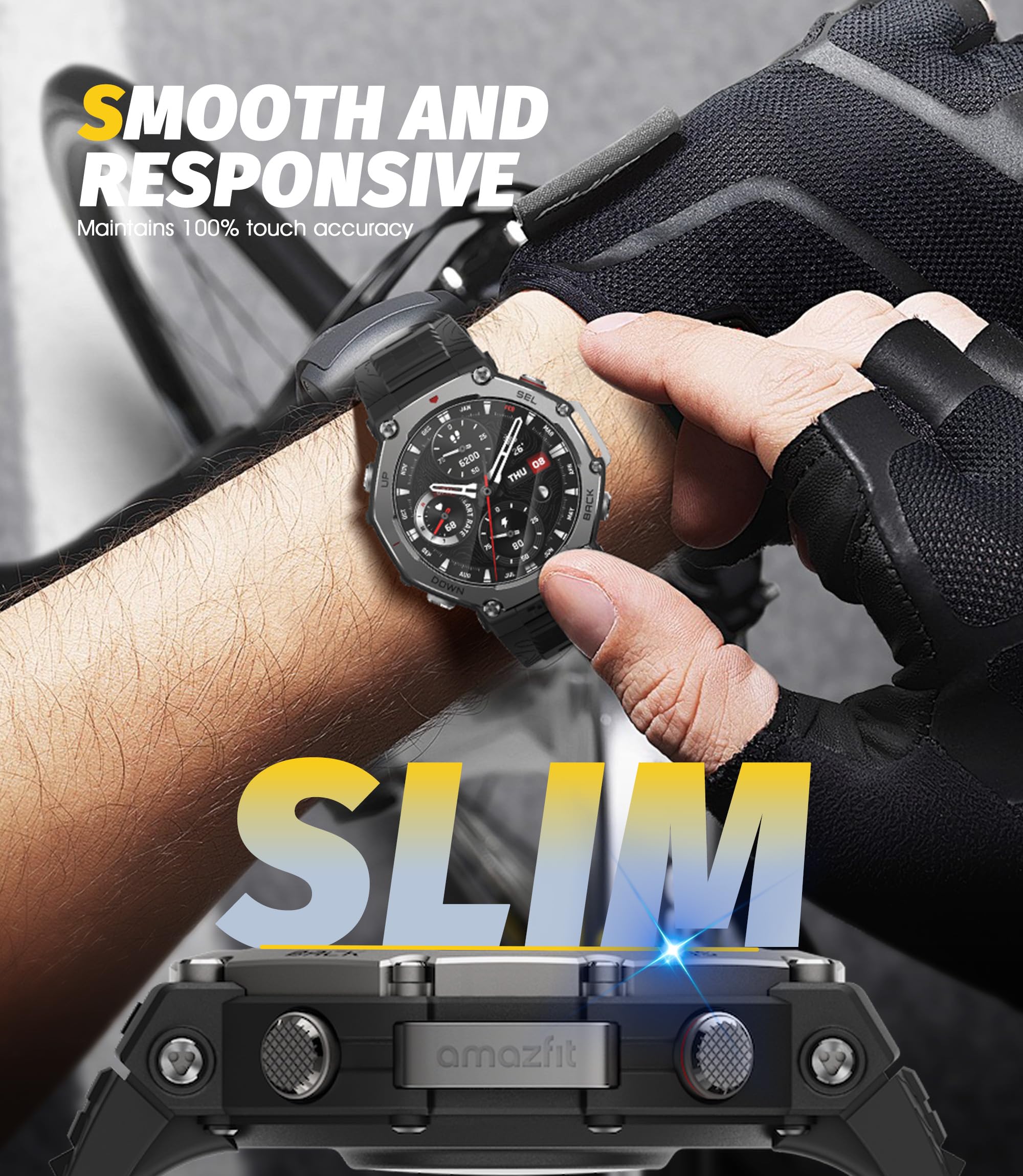 NEWZEROL 4 sztuki szkła hartowanego kompatybilnego z osłoną ekranu T-Rex 3, [bez pęcherzyków], [odporne na zarysowania, pełne pokrycie] folia ochronna o wysokiej rozdzielczości | [bez pęcherzyków] [odporny na zarysowania] [Pełne pokrycie] Folia ochronna n