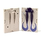 Best NJ Soft Plastic Lure Making Injection Molds Fishing Lures Yum Ribbon Tail Grub 3'' (1 Piece)