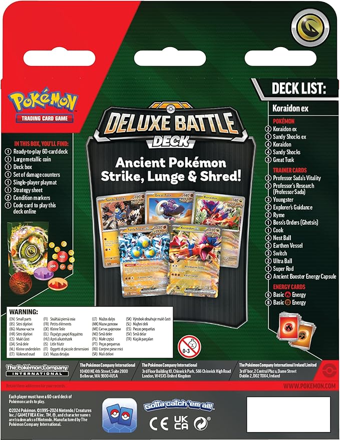 Pokemon TCG: Koraidon ex Deluxe Battle Deck miniatura 4