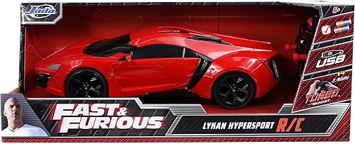 Miniatura 9 de Jada Toys - Fast & Furious 1:16 RC, Lykan Hypersport, Rojo