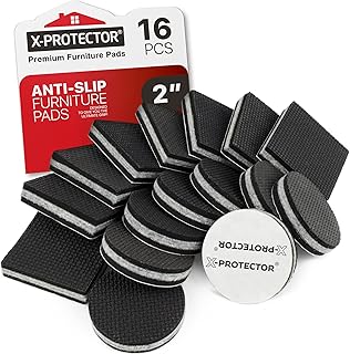 Sponsored Ad - Non Slip Furniture Pads X-PROTECTOR – 16 pcs Premium Furniture Grippers 2"! Rubber Feet Hardwood Floor Prot...
