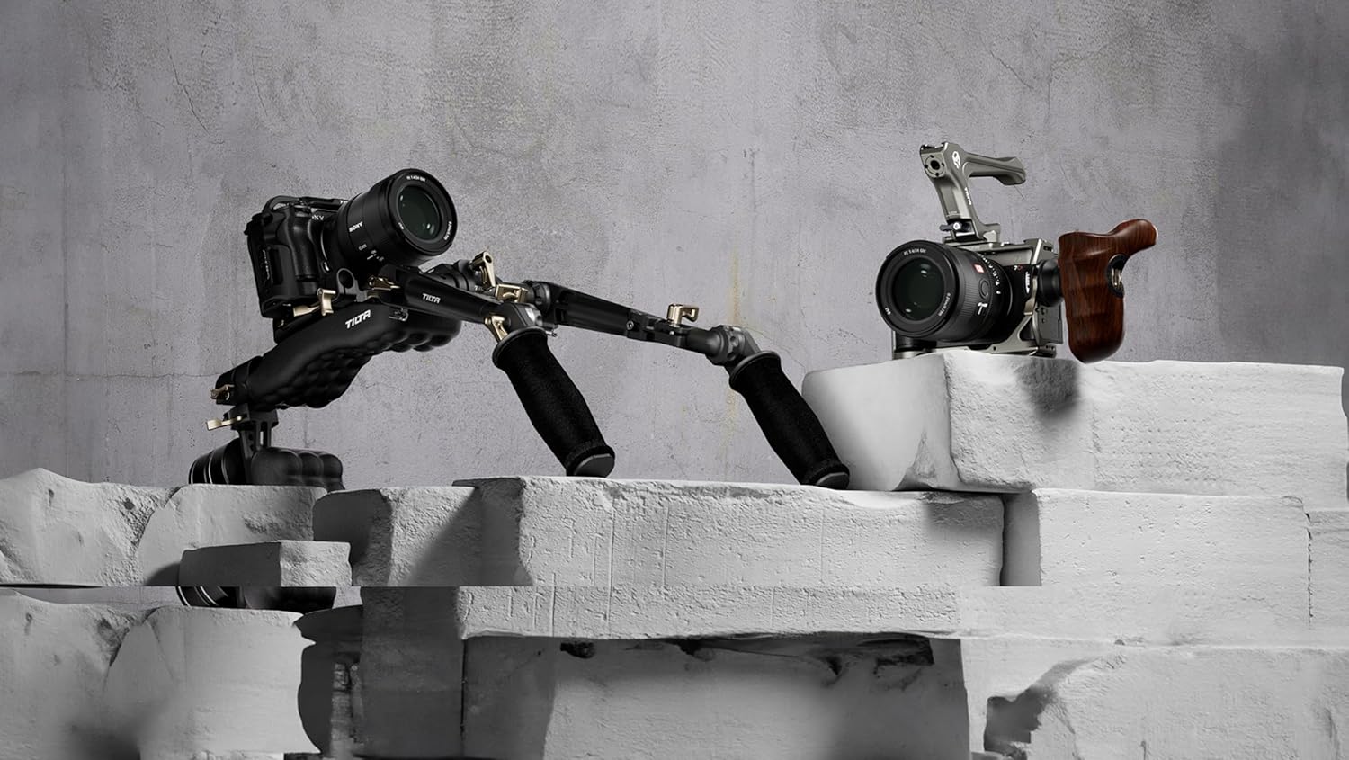 Tilta Full Camera Cage for a7C II / a7C R | Mount Accessories via Cold Shoe, NATO Rail, 1/4"-20 w/Locating Points | HDMI Clamp | Arca Ready (Black)