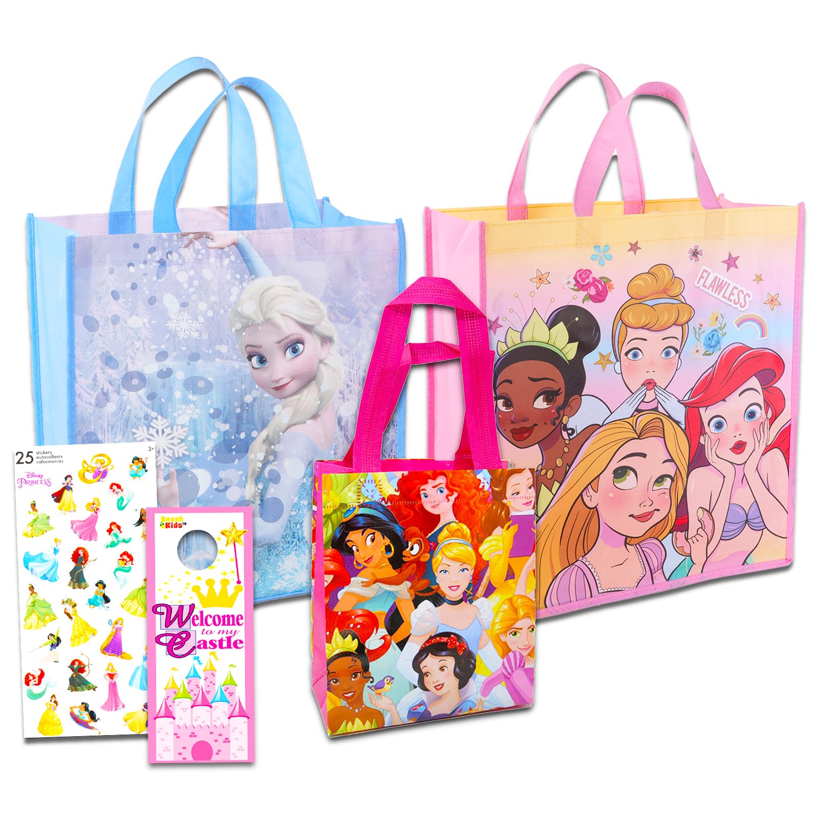 Amazon.co.jp: ディズニープリンセストートバッグセット - ラージ