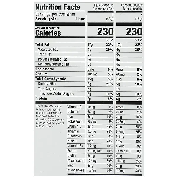 Manitoba Harvest Hemp Yeah Bars Variety Pack, 10 g Plant Protein, Grain & Gluten Free, 6 g Omegas 3&6, Healthy Granola bar Alternative, 8 Count, Packaging May Vary 6