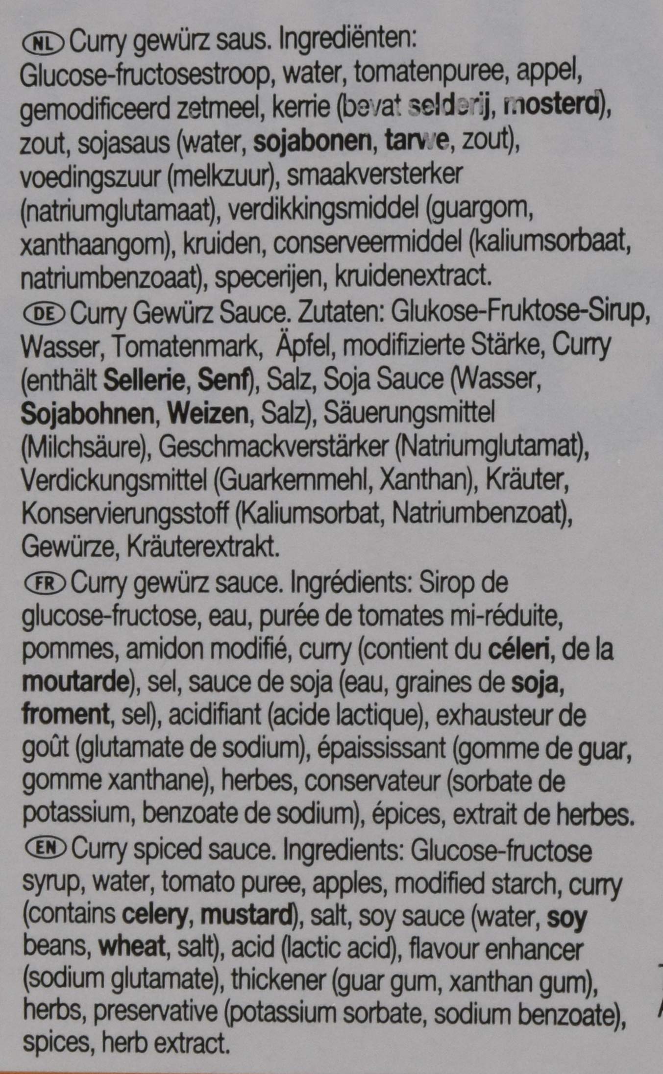 Heinz Curry Gewürz Ketchup, Beutelware für Dispenser, 3er Pack (3 x 2,5 l)