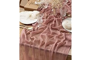 Vitalizart Vibrant Cheesecloth Table Runner
