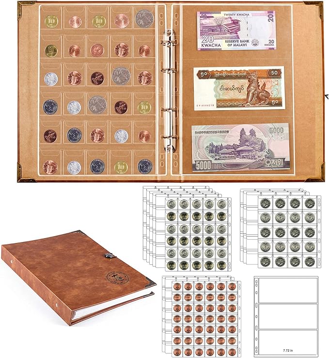 Ettonsun 398Pocket 4in1 Leather Coin & Paper Money