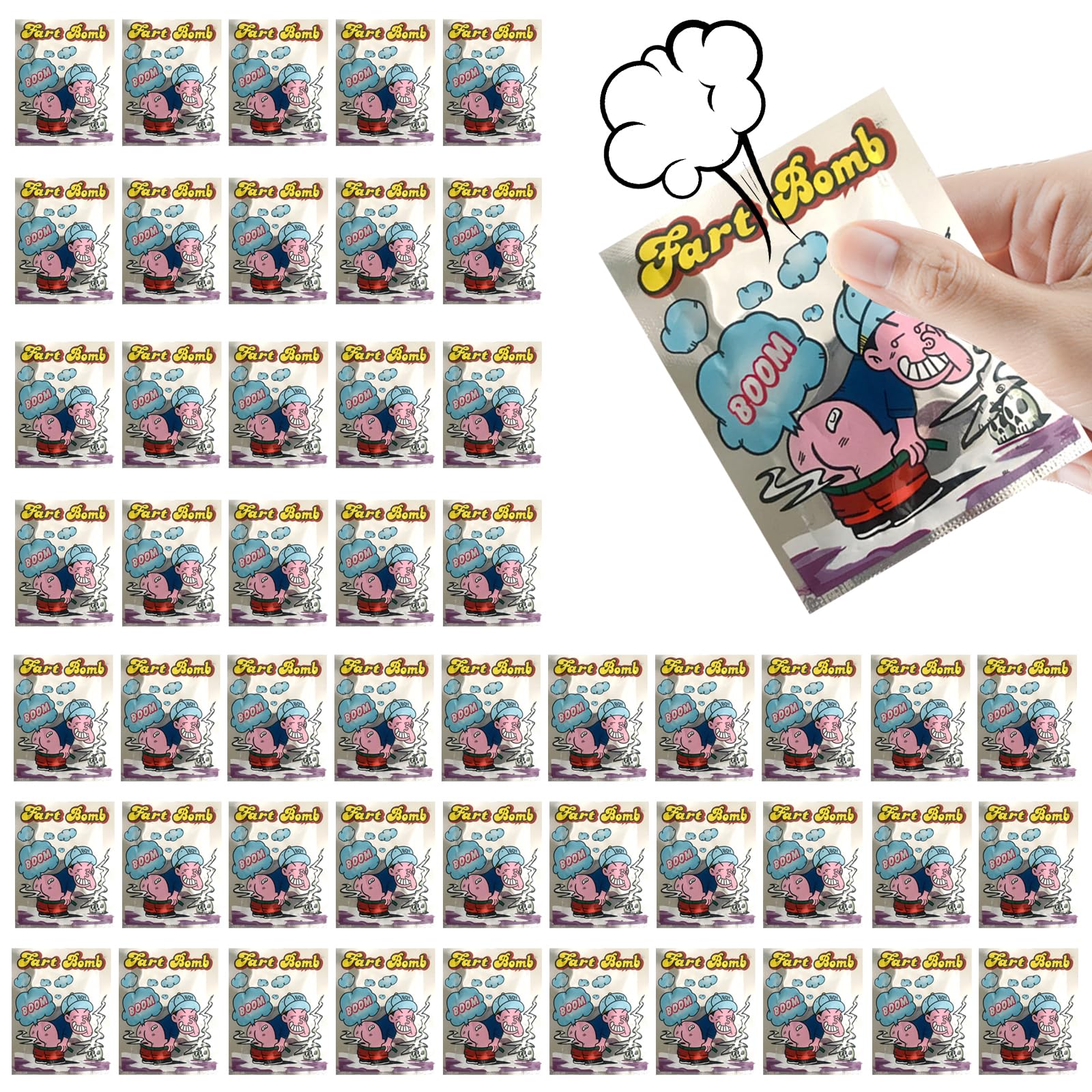 Generisch CWENDANER Pack of 50 Stink Bombs, Extremely Smelly Fart