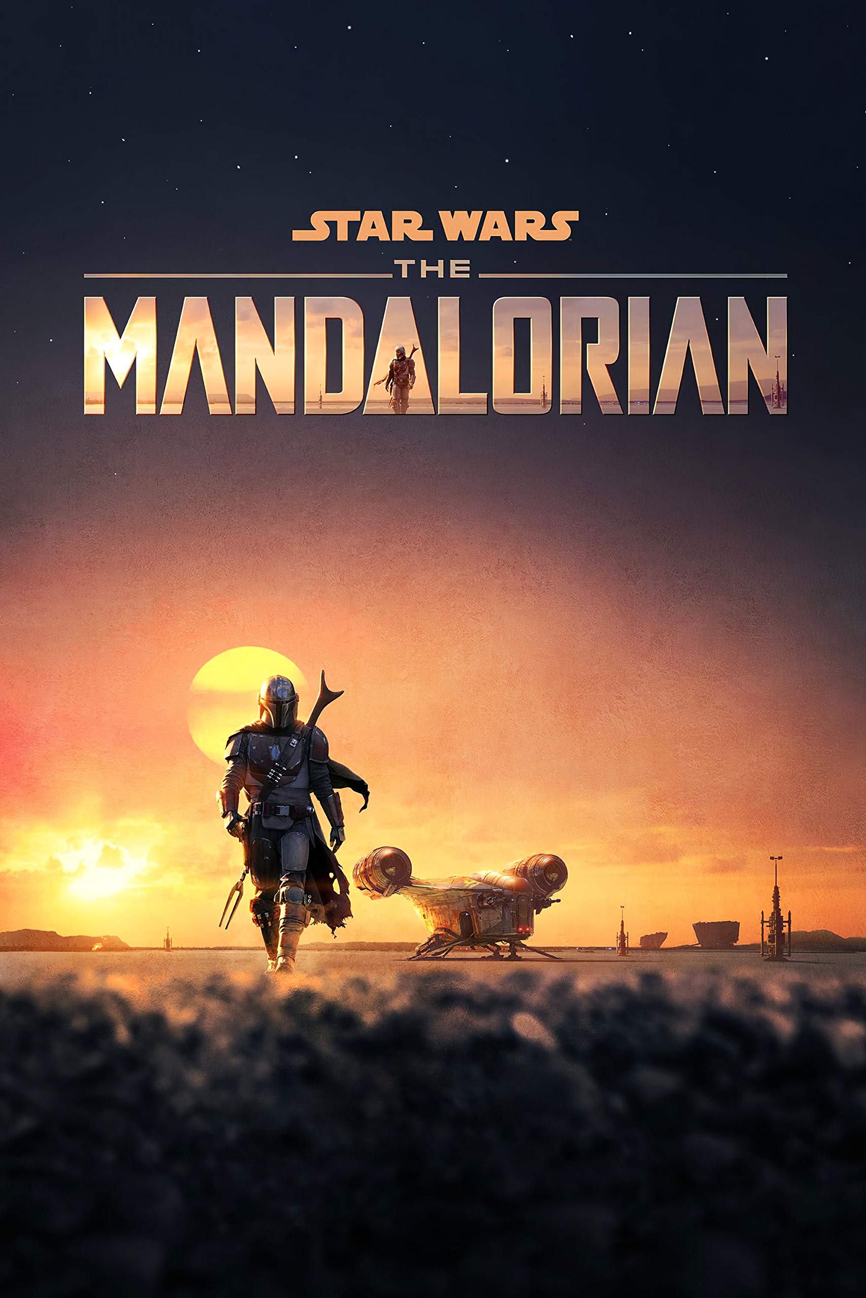 Craftylittlepenguin Star Wars The Mandalorian Poster 2019 Print Unframed A3 A2 A4 Maxi Art Wall Art Home Decor Movies Cinema Disney- 1832 (A2-420 x 594 mm)