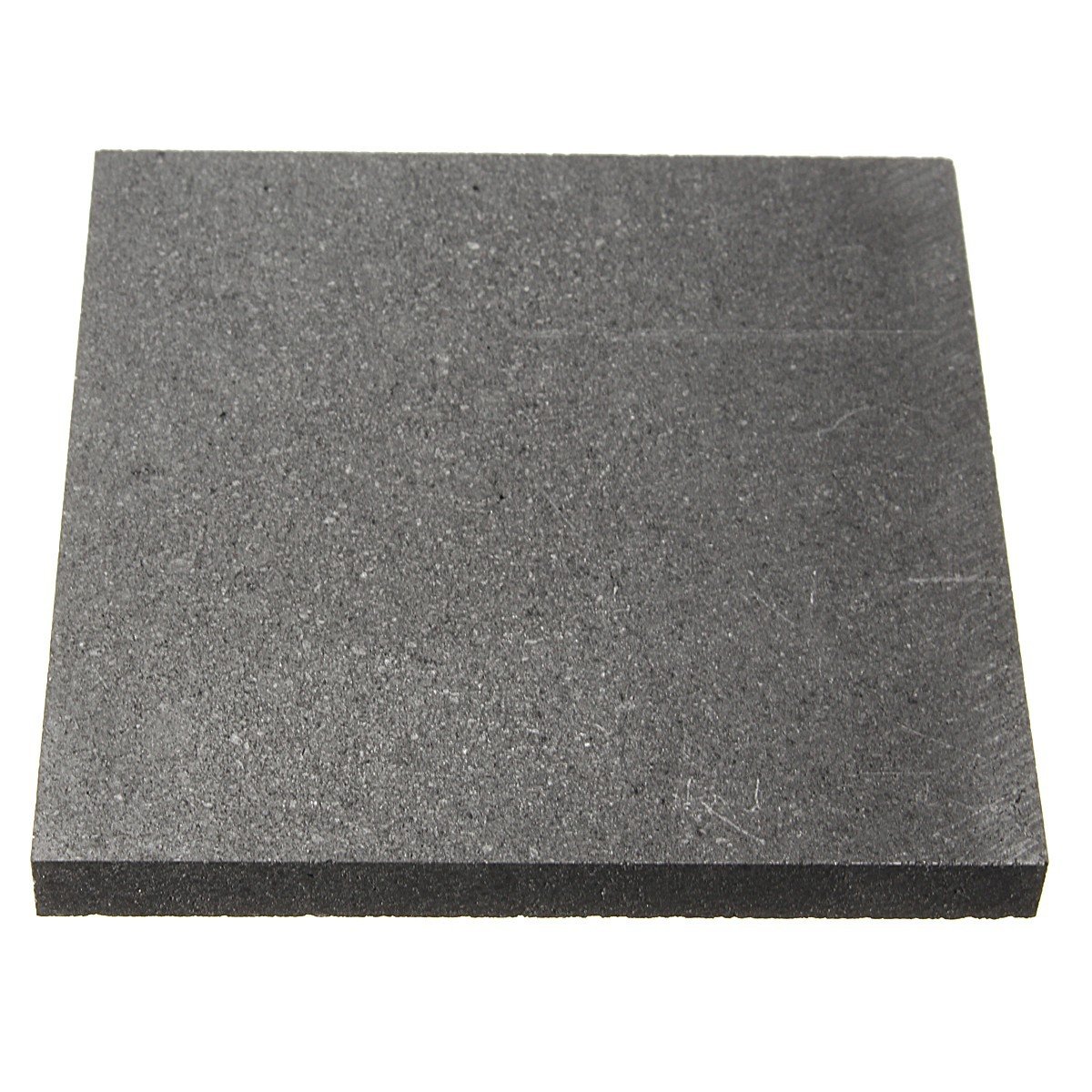 Knadgbft 100 * 100 * 10mm 99.9% Pure Graphite Block Electrode Plate