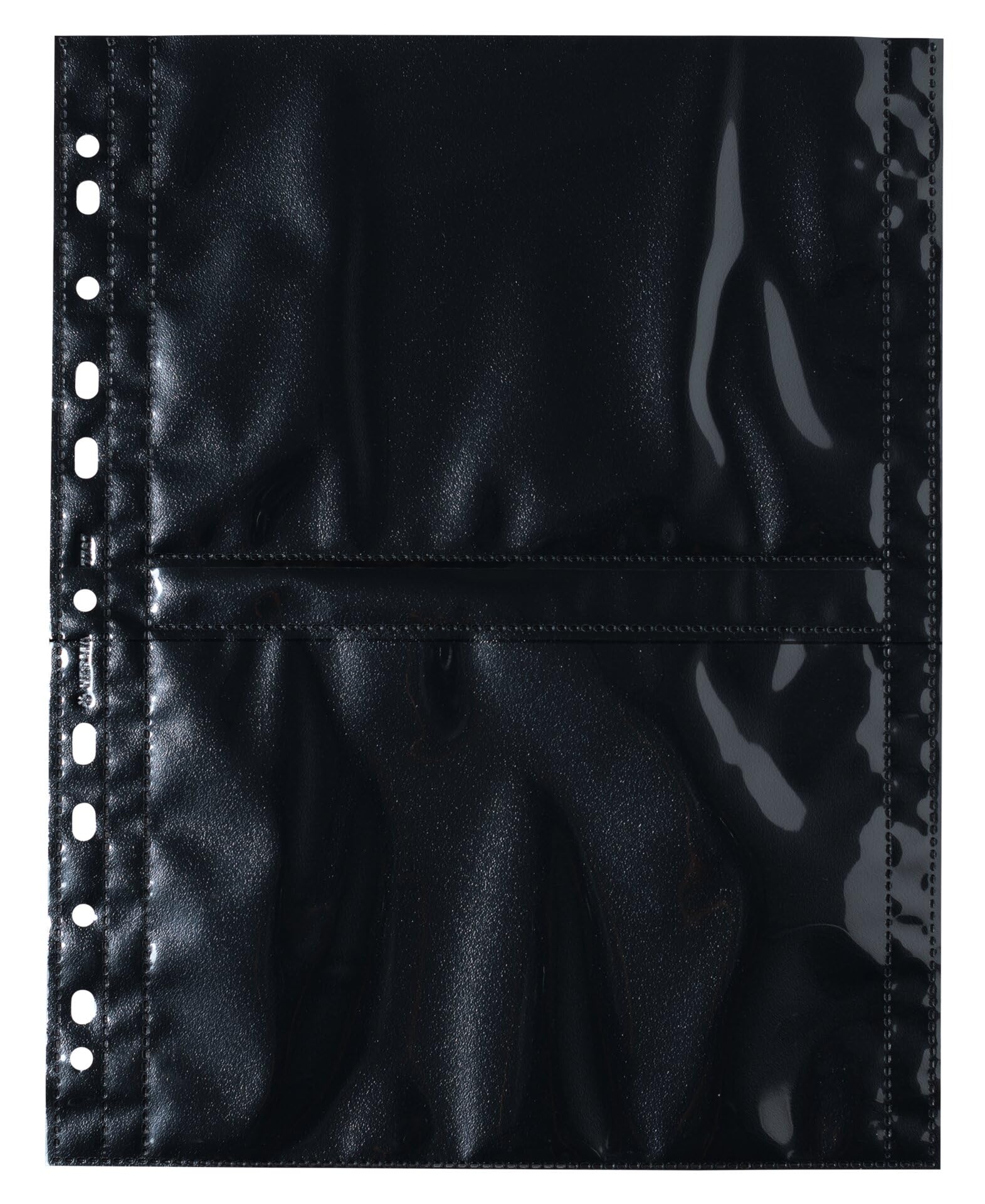 HERMA 7718 Fundas para fotos para carpetas, 250 unidades, 13 x 18 cm horizontal, 2 compartimentos divididos, se pueden equipar por ambos lados, fundas para fotos fotográficas, fundas para tarjetas
