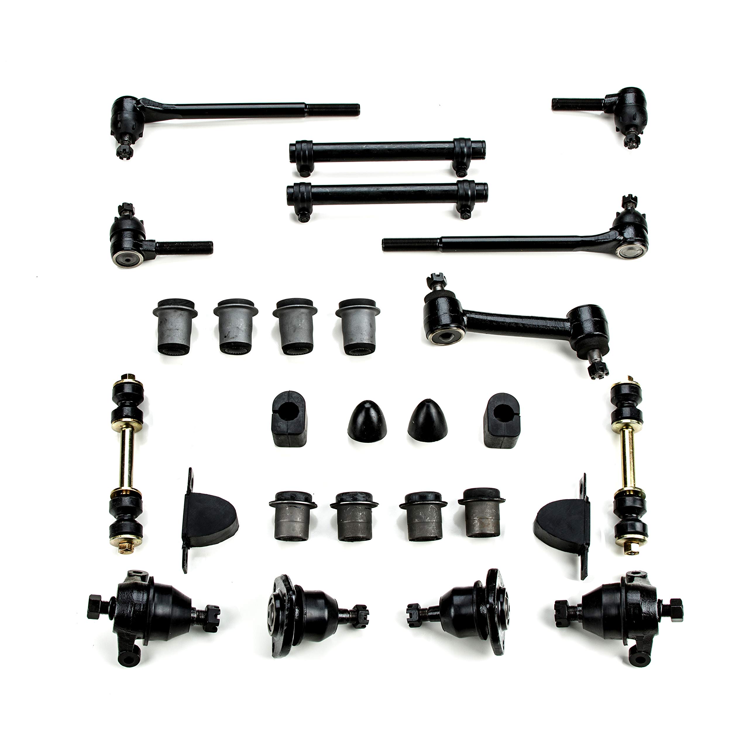 Andersen Restorations Front End Suspension Master Rebuild Kit Compatible with Chevrolet Full Size OEM Spec Replacements (27 Piece Kit)