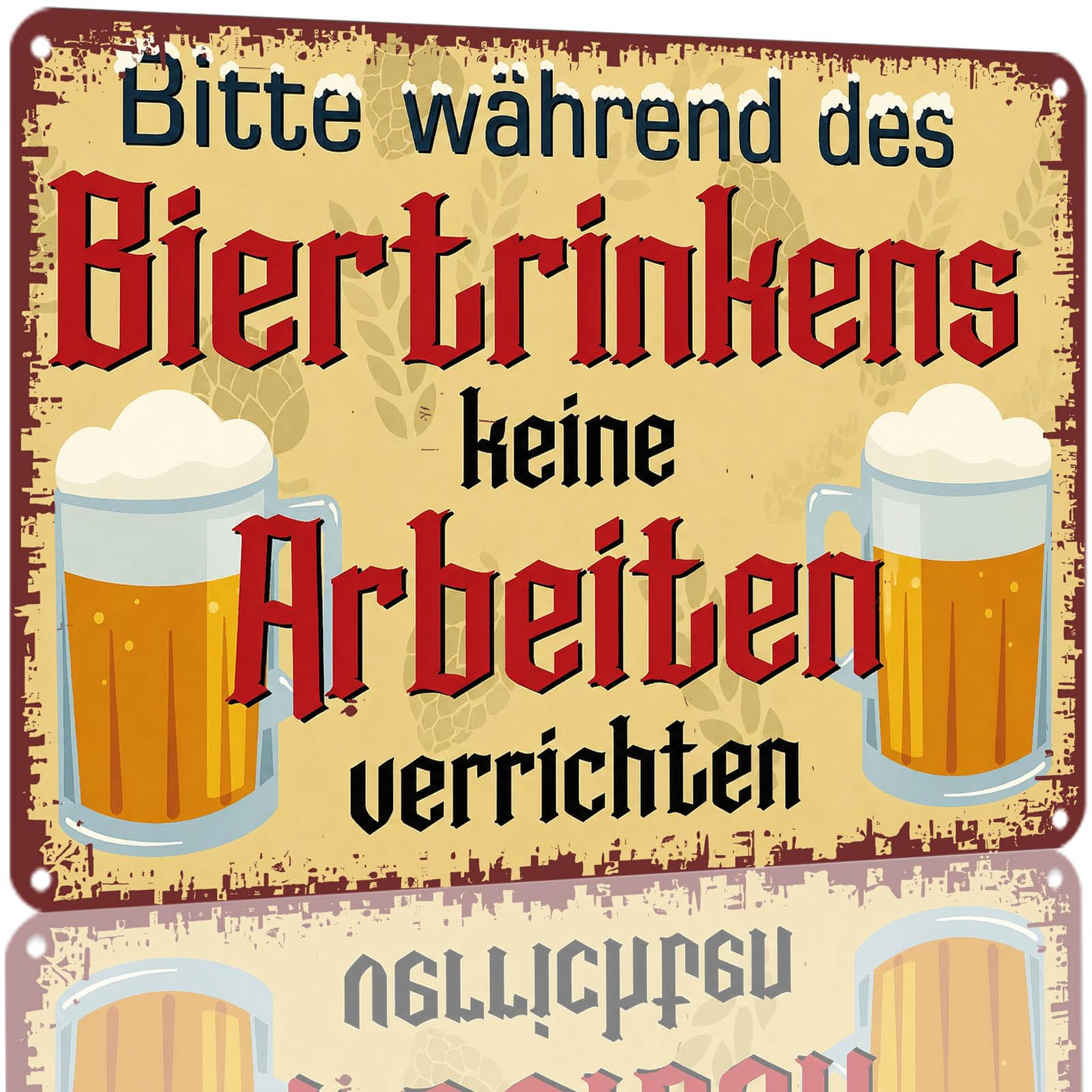 Kwqdozf As Pic Vintage Retro Funny Beer Sign 8X12 Inch Aluminum Metal Tin Sign Wall Decor
