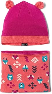 Columbia Toddler Unisex Snow More II Set, Wild Fuchsia/Blush Pink Woodlands, One Size