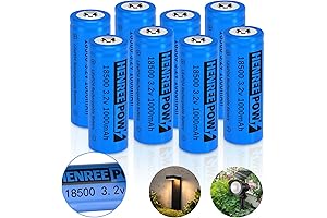 Henreepow 3.2V Solar Batteries for Outdoor Solar Lights