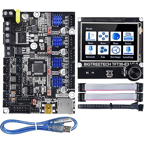 Optimized SKR Mini E3 V2 Control Board with TFT35 E3 V3.0 Display...