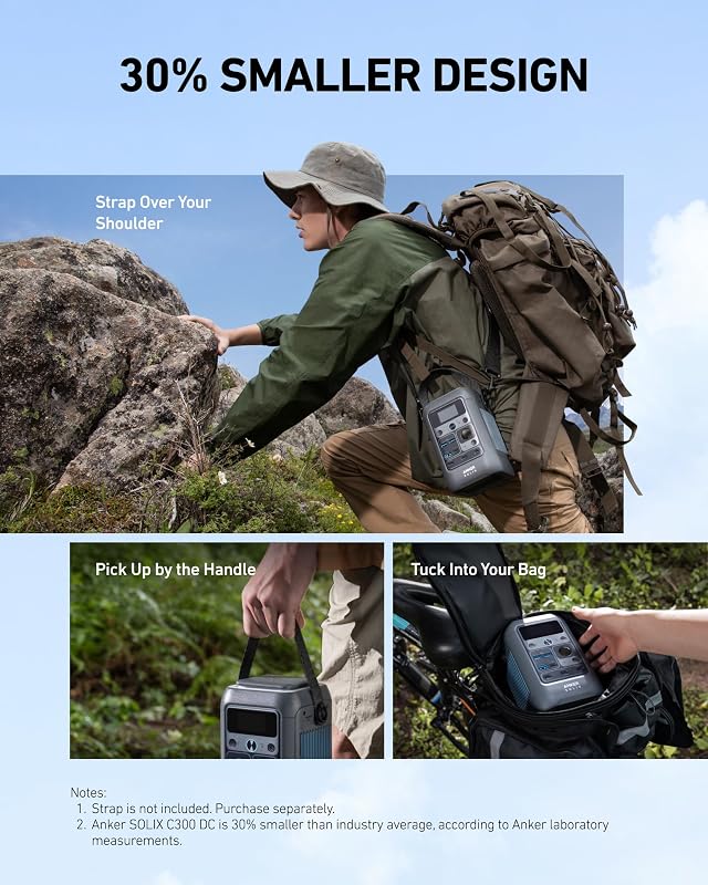 Anker SOLIX C300 DC Portable Power Station, 288Wh, 300W, Outdoor Camping — photo 6
