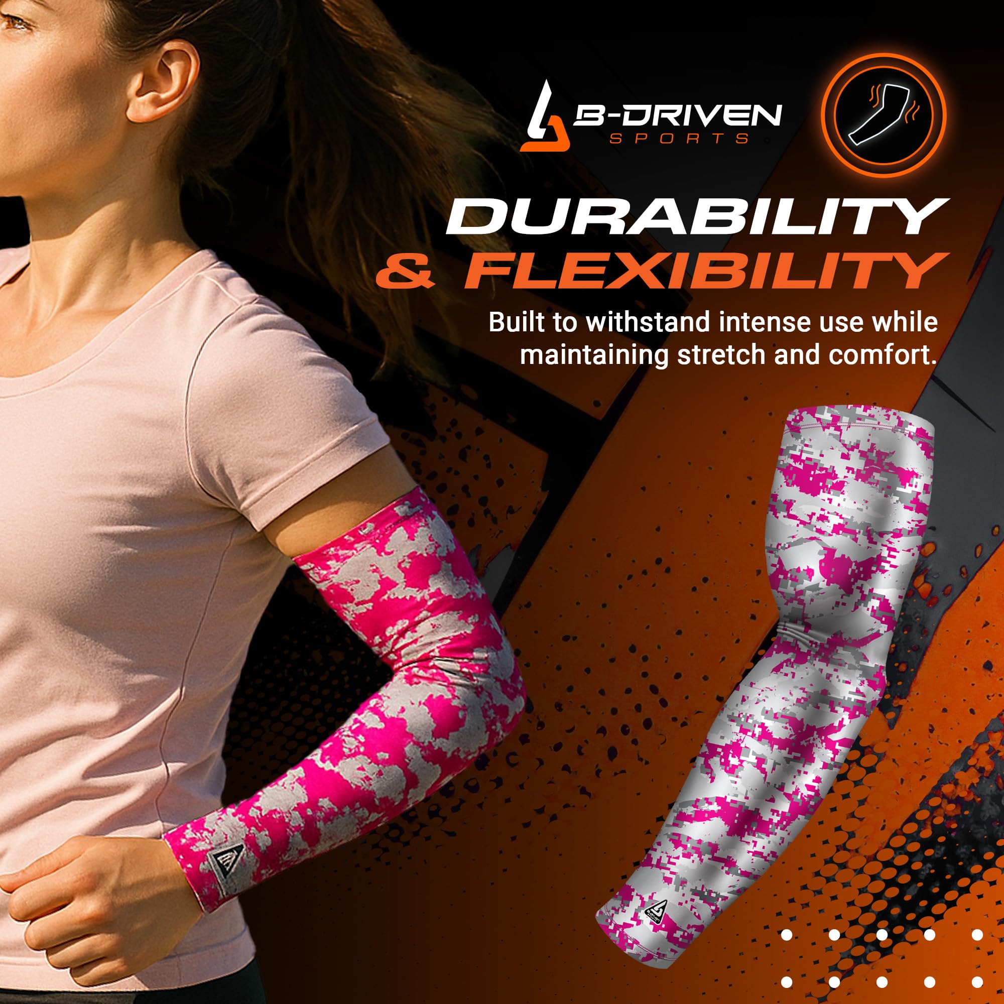 Arm Sleeve Razor Estilo 'Disponible en 10 Colores (1 Funda) -5 tamaños Incluyendo