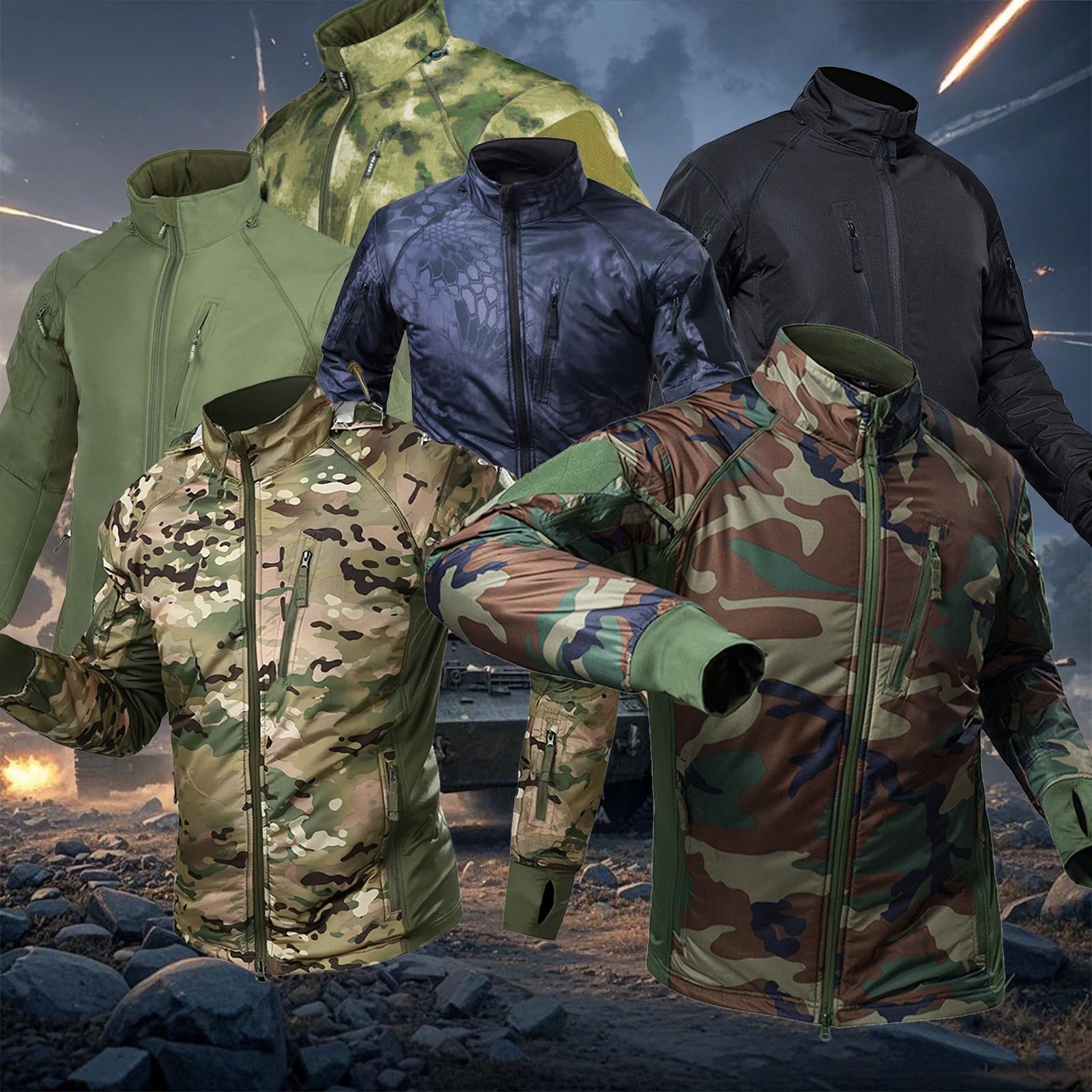 Męska kurtka softshellowa, wodoodporna wiatrówka, męska taktyczna koszula bojowa, garnitur, wiatroszczelny płaszcz wiosenny i jesienny, do polowania na airsoft paintball