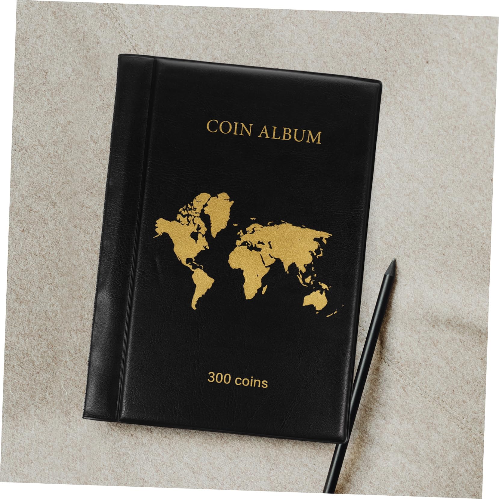 TOYANDONA Album per Monete da Collezione Espositore Trasparente per Monete e Carta Moneta Raccoglitore Sicuro in PVC Robusto Custodia Elegante e Pratica