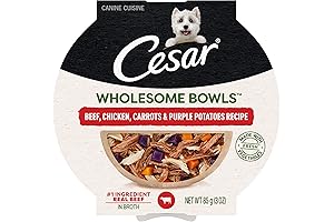 WHOLESOME BOWLS Adult Wet Dog Food, in Scrumptious Beef, Chicken, Purple Potatoes...