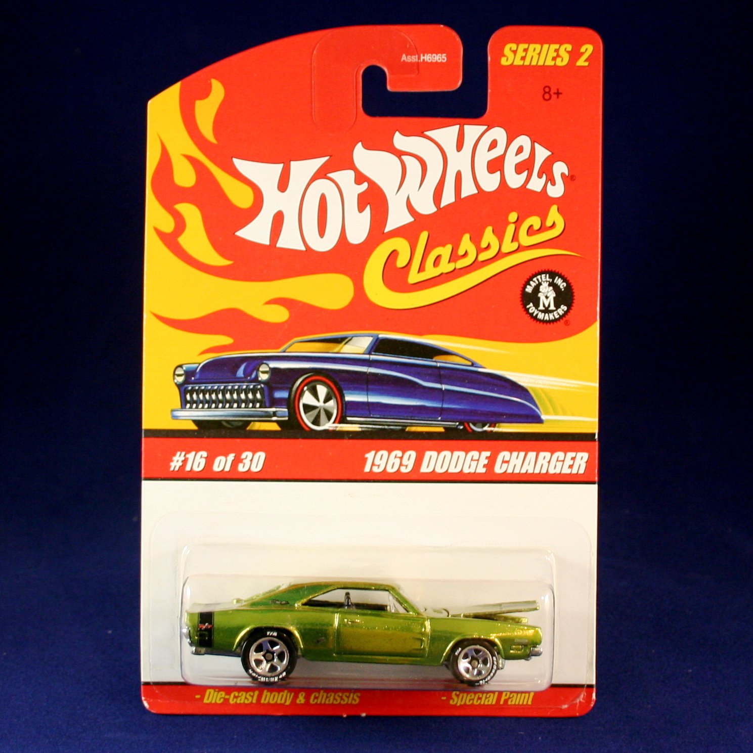 Amazon.com: Hot Wheels 1969 Dodge Charger (Green) 2005