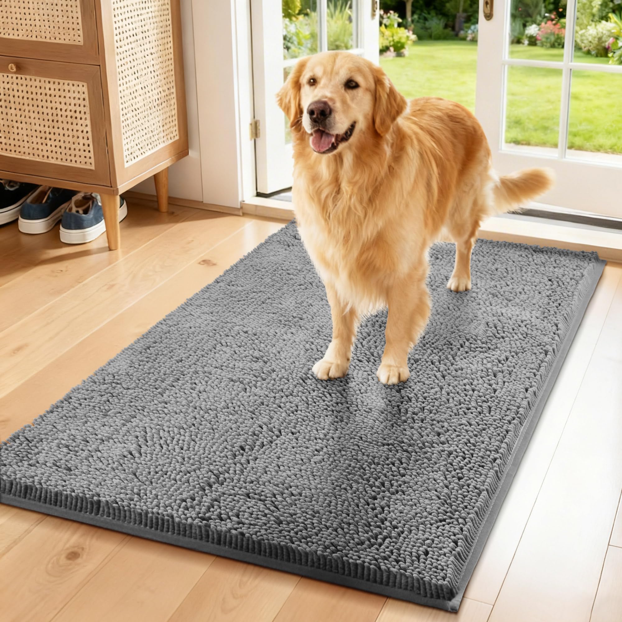 Naturei Chenille Absorbent Door Mat