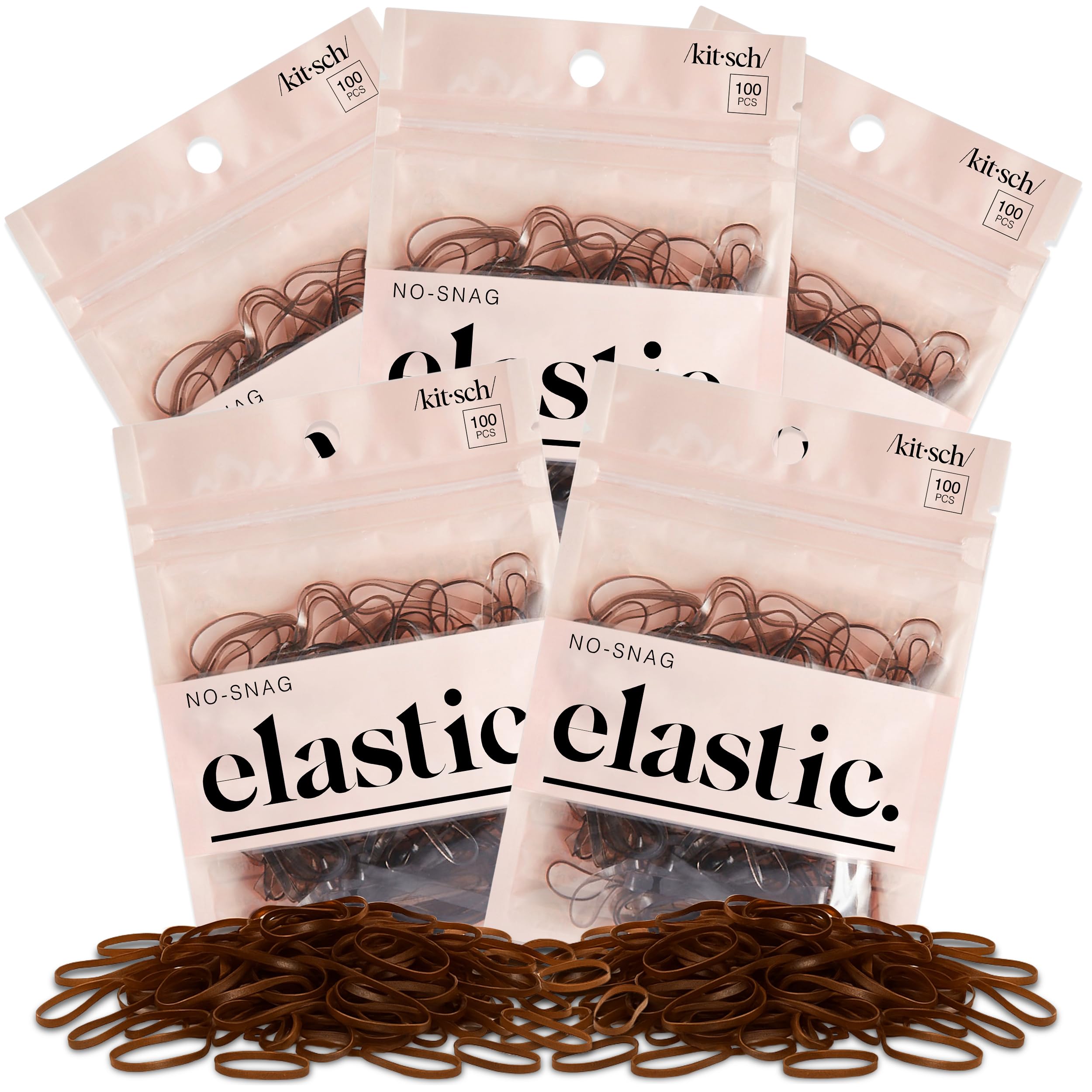 Amazon.com : Kitsch Hair Ties No Damage for Kids, Teens and Women