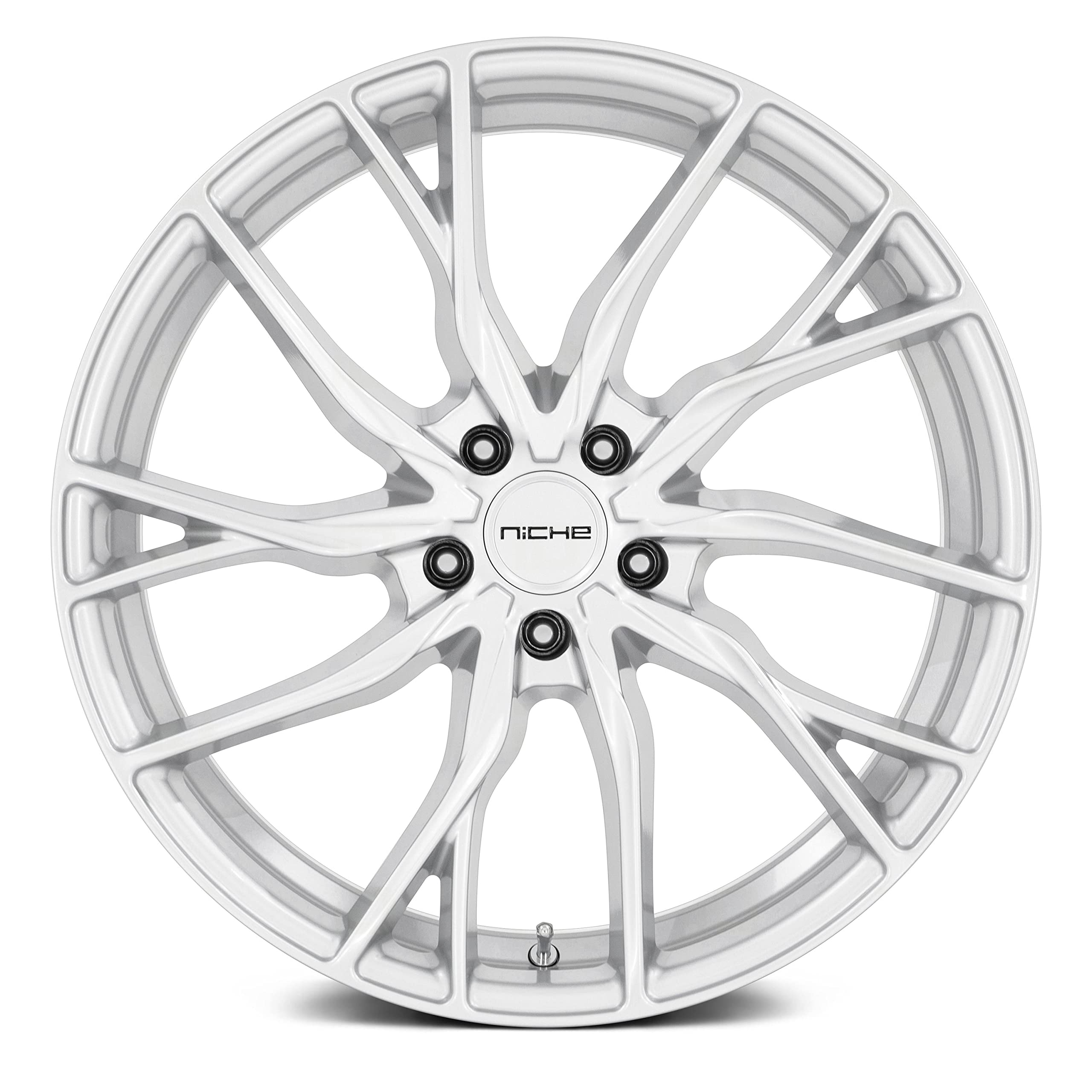 NICHE M273 NOVARA Silver Wheel with Aluminum (20 x 9. inches /5 x 114 mm, 25 mm Offset)