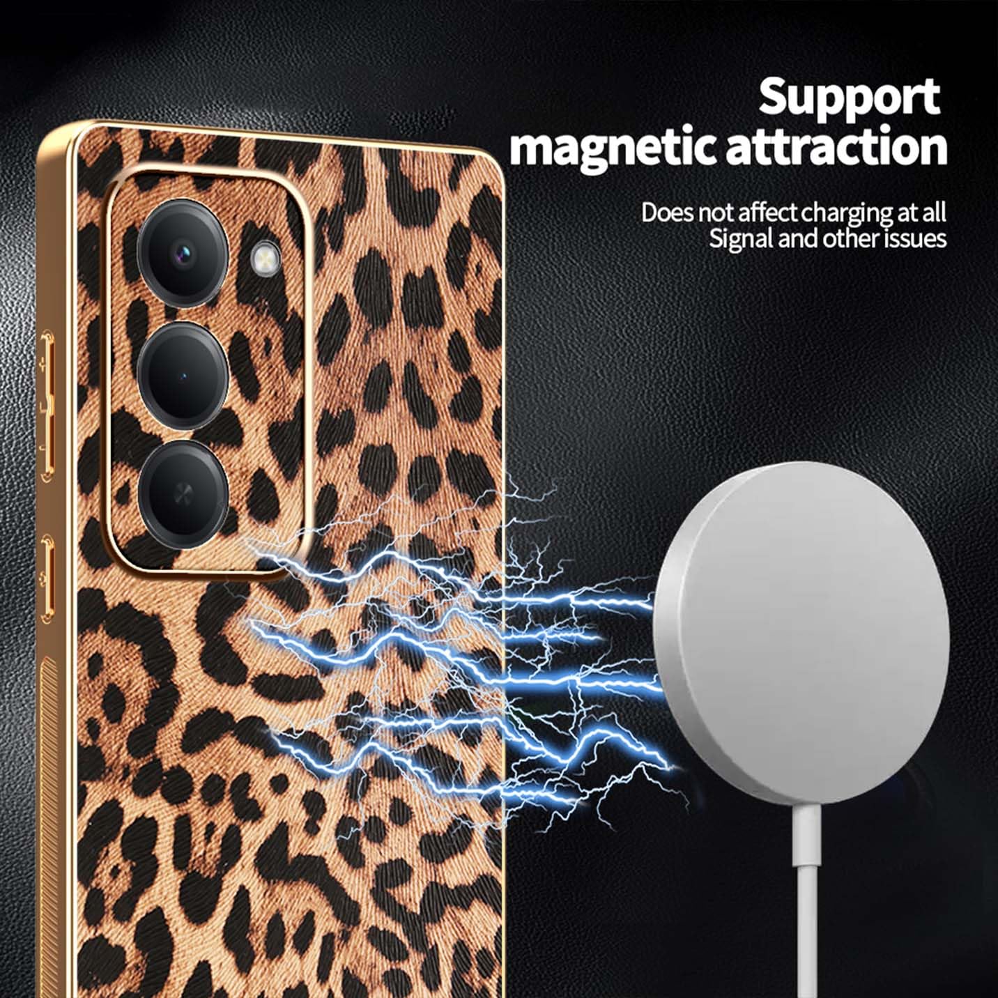 PEIYE Cover per Google Pixel 8 PRO, Silicone TPU Custodia con Protezione Fotocamera Dorata Placcatura Cornice Paraurti -Bianca