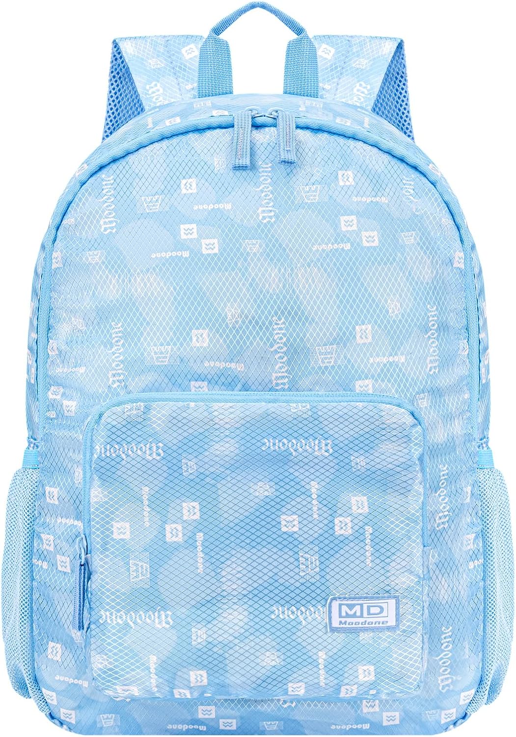 20L Lightweight Packable Hiking Backpack - Small Waterproof Hiking Day Pack for Women Men Travel Work Camping Vacation, Nylon Collapsible Backpack - Blue