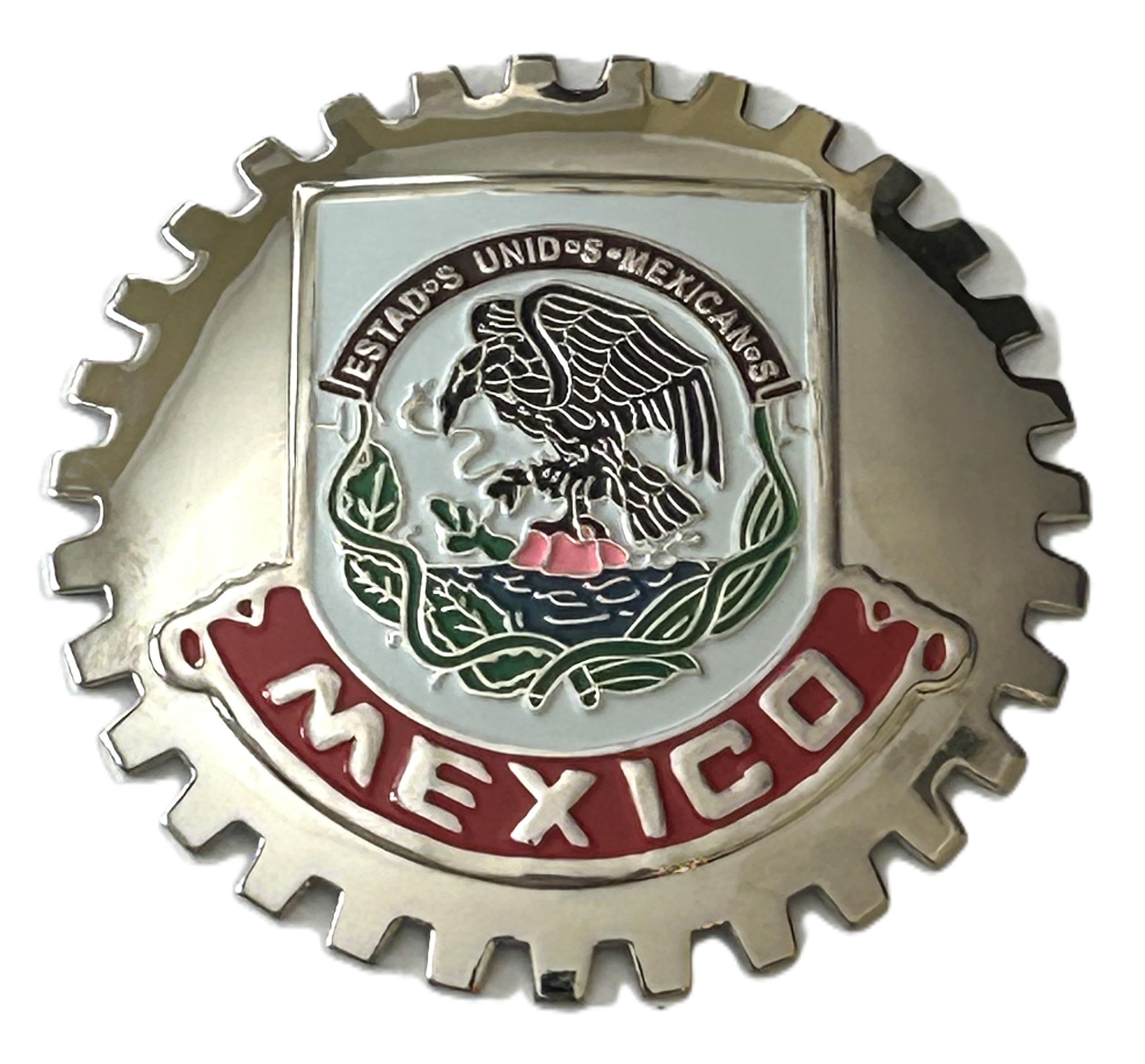 B1102 Mexican Eagle Crest Car Grille Badge Mexico