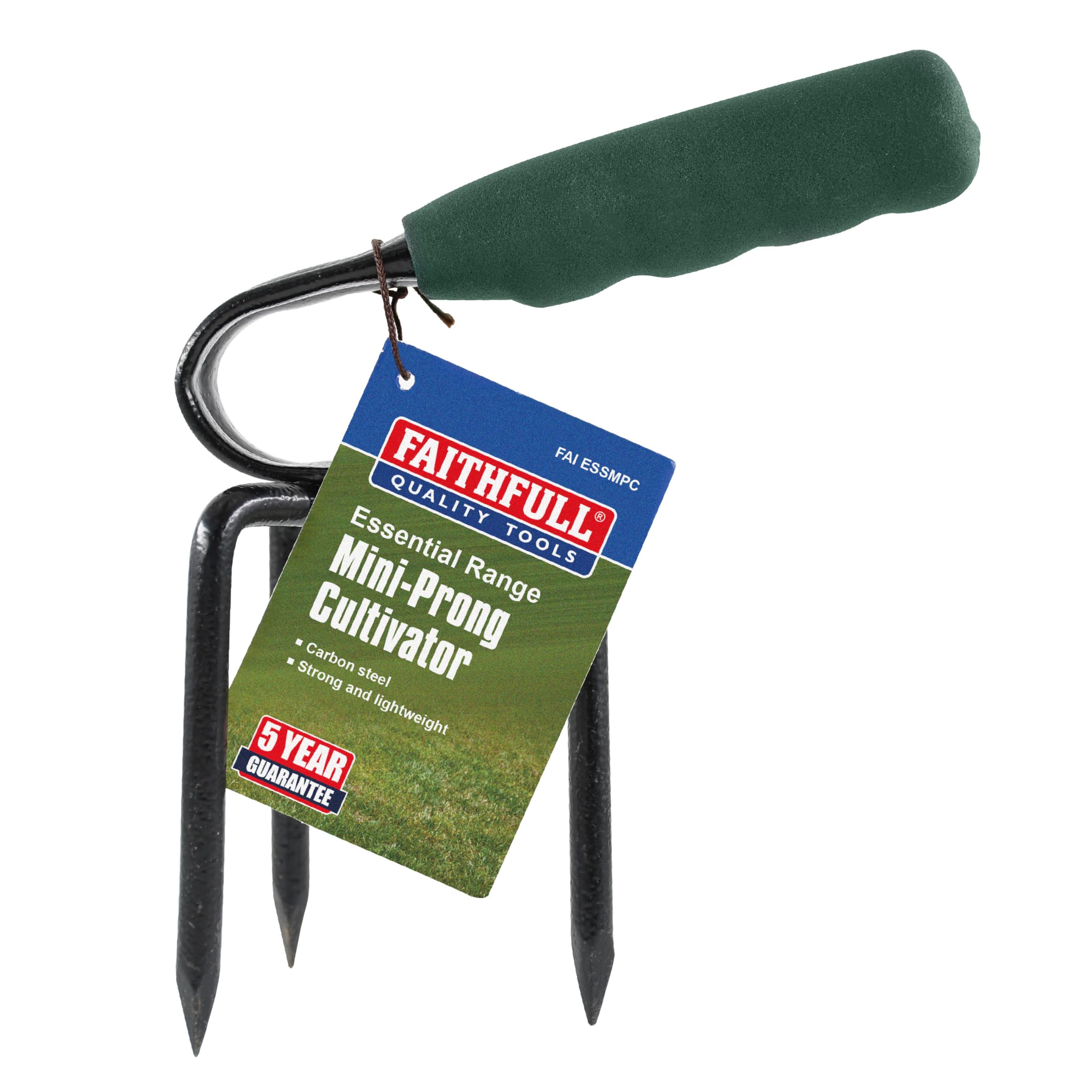 Faithfull Tools FAIESSMPC Essentials Mini-cultivateur à main Bleu 8,5 x 23 x 17 cm