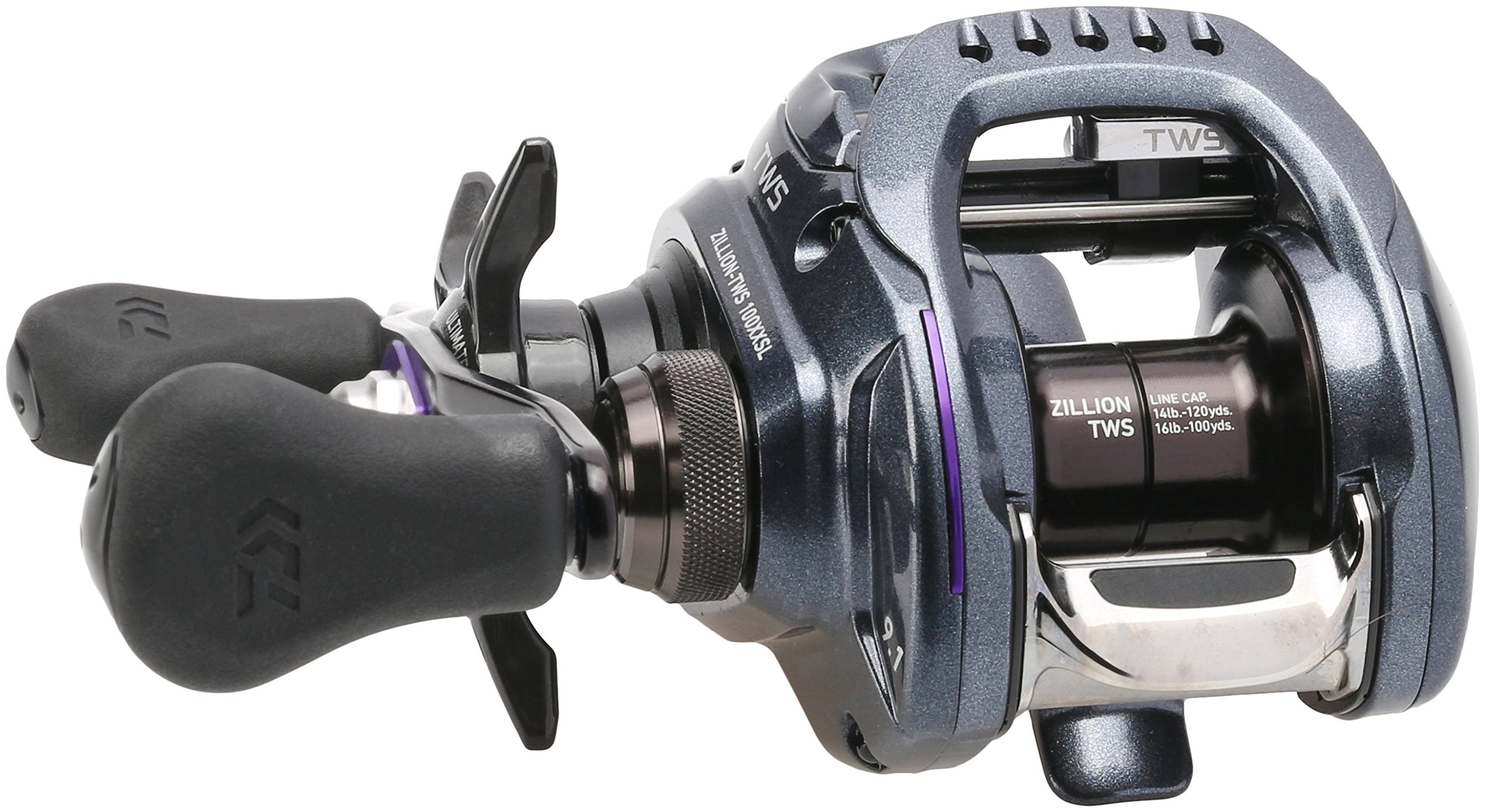 Daiwa Zlntw100 X XSL 10bb (2crbb) + 1 Zillion Baitcast Reel, Gauche, 6 Kilogram