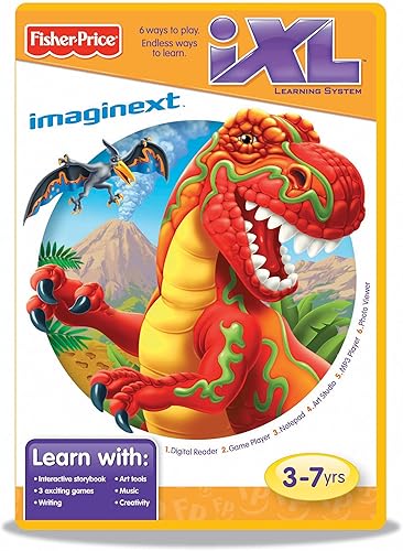 Fisher-Price Sistema de aprendizaje iXL Software Imaginext Dinosaurs