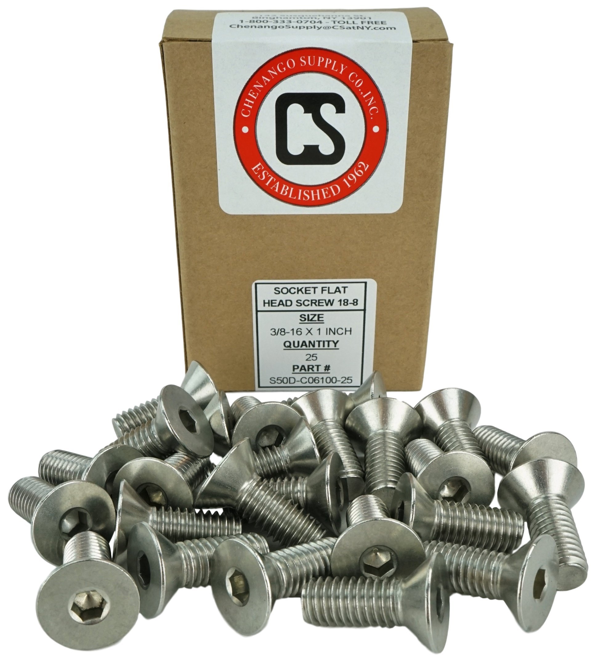 Viti Testa Piatta 3/8-16 25 Viti Tappo A Testa Piatta 3/8-16 X 1-1/2 Grado 8 - Acciaio Con Finitura Ossido Nero, Per Chiave Esagonale Viti Acciaio Esagonale - Foto 4